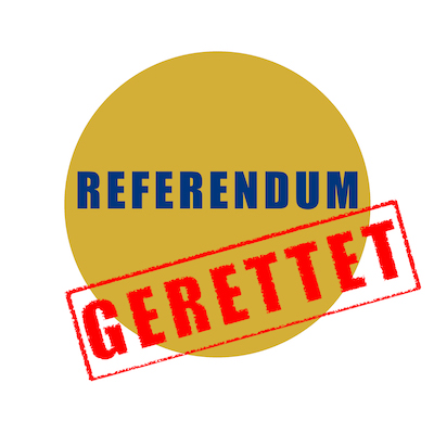Referendum gerettet!